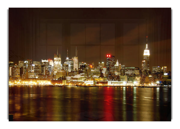 New York City Night Reflections
