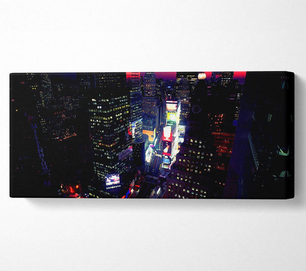 New York City Pink Skies From Above