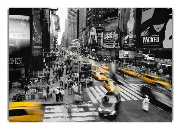 New York City Taxi Blur