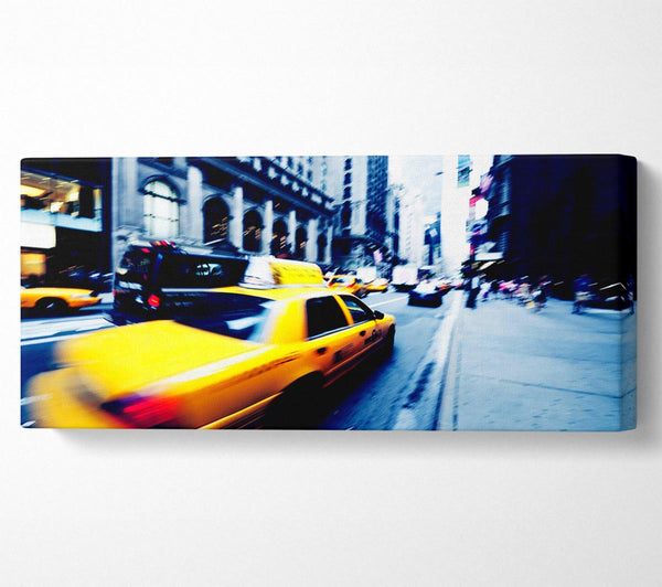 New York City Yellow Cab Blur