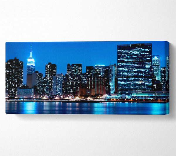 New York Empire State Blue Nights