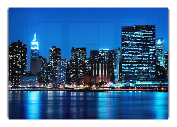 New York Empire State Blue Nights