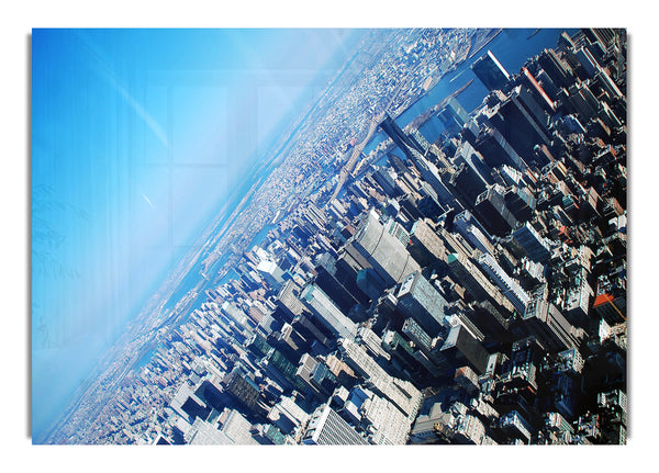 New York From The Plane