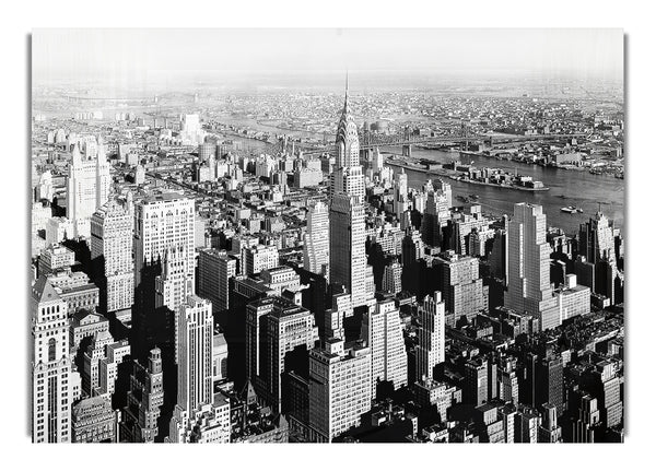 New York Retro B~w