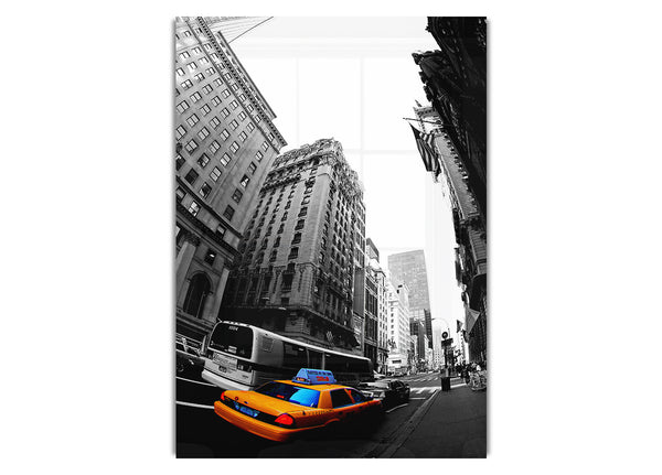Nyc Yellow Cab On 5Th Avenue