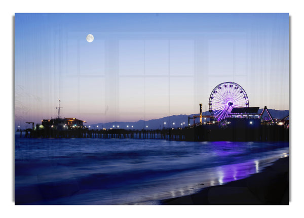 Ocean Pier Moonlight