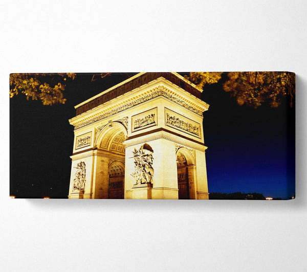 Paris Arc De Triomphe Night Glow