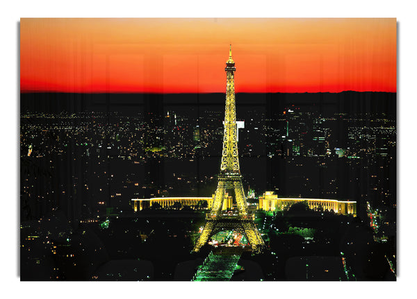 Paris Eiffel Tower Golden Nights