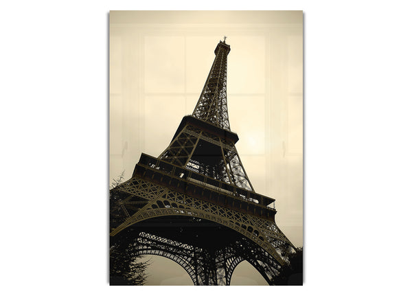 Paris Eiffel Tower Sepia