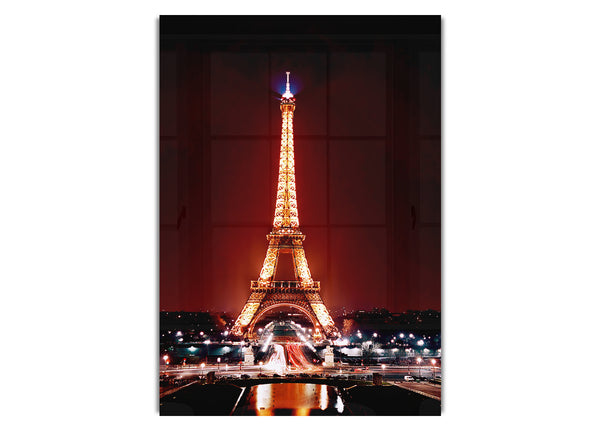 Paris Golden Eiffel Tower