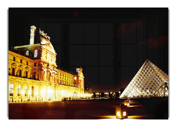 Paris Louvre Lights