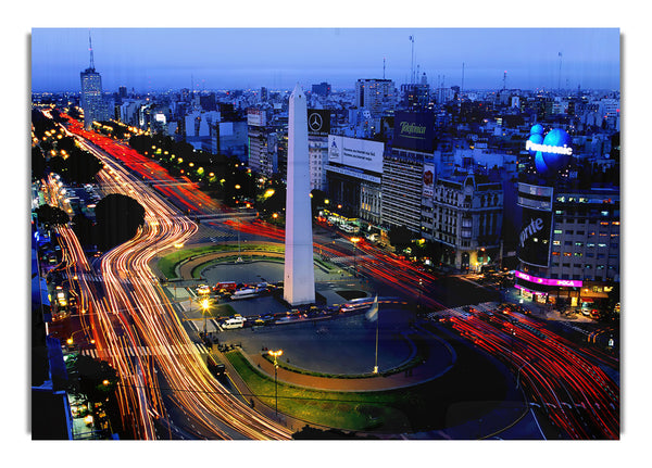 Paris Roads At Night