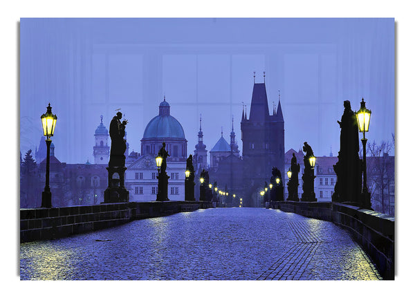 Prague A Night Scene