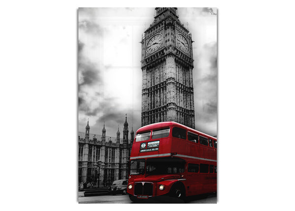 Red London Bus Big Ben