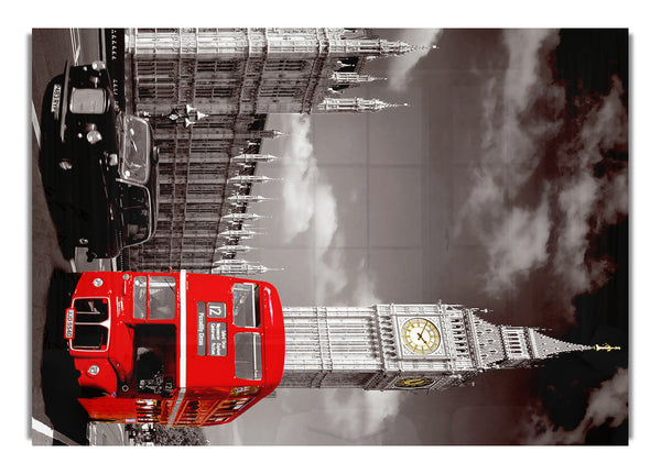 Red London Bus With Big Ben