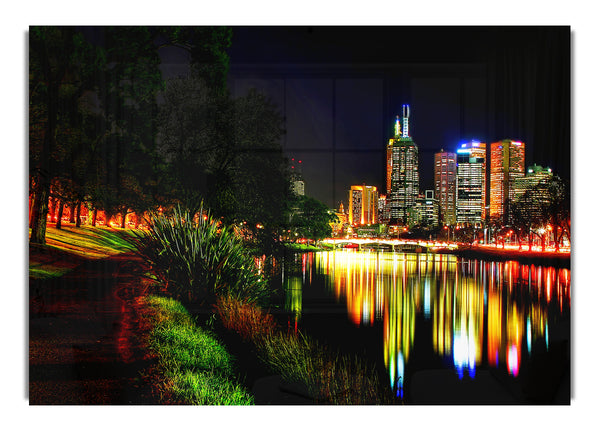 Reflections Of A City River