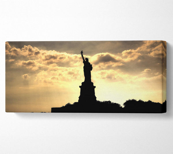 Statue Of Liberty United States Morning Rays