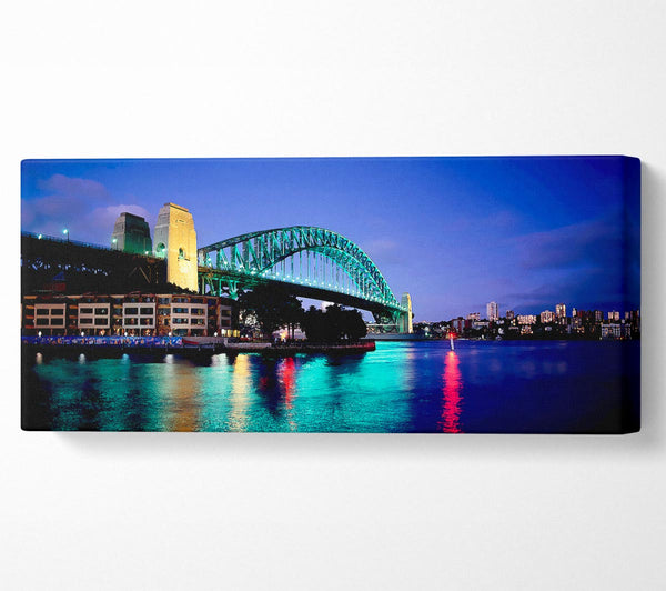 Sydney Harbour Bridge Blue Glow