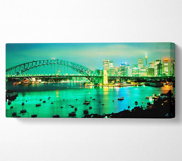 Sydney Harbour Bridge Green Glow