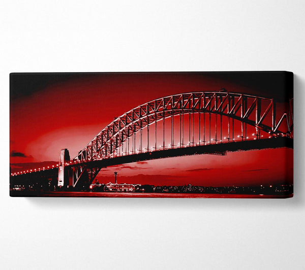Sydney Harbour Bridge Red