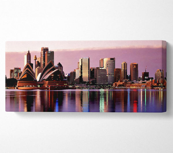 Sydney Harbour Opera House Stunning Pink Reflections