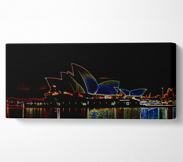 Sydney Opera House Psychedelic