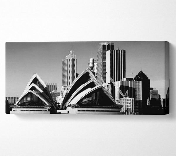 Sydney Opera House B n W