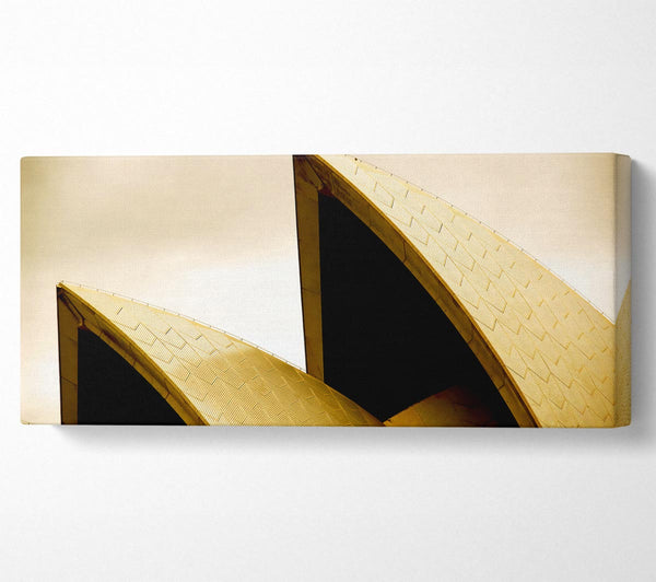 Sydney Opera House Peaks Sepia