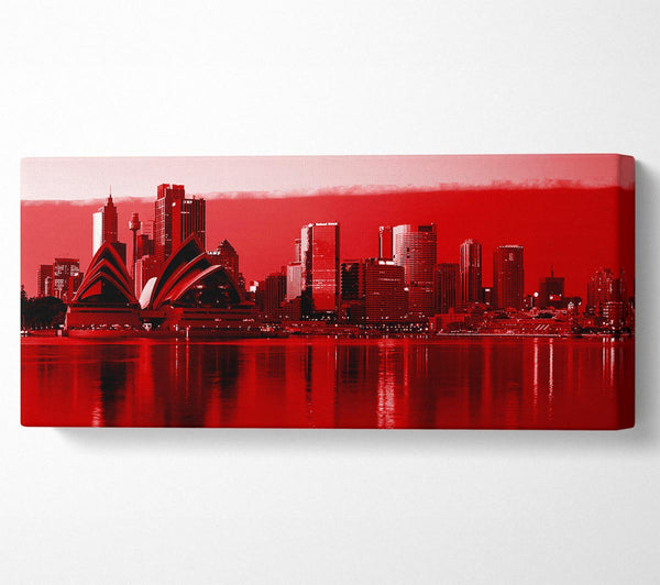 Sydney Opera House Red