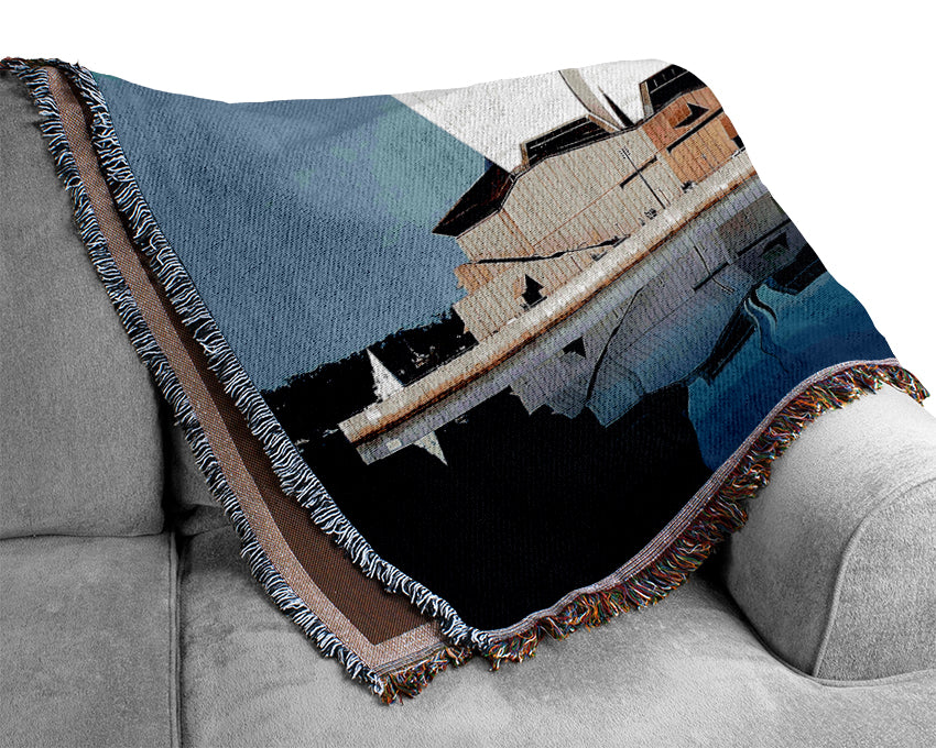 Sydney Opera House Reflections Woven Blanket