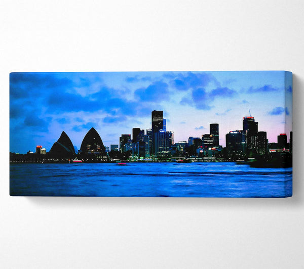 Syndey Opera House Afar Blue