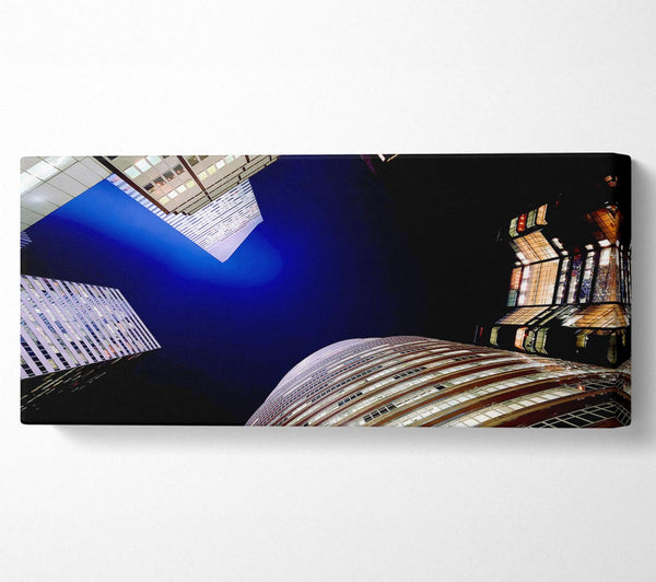 The Chrysler Building Blue Nights