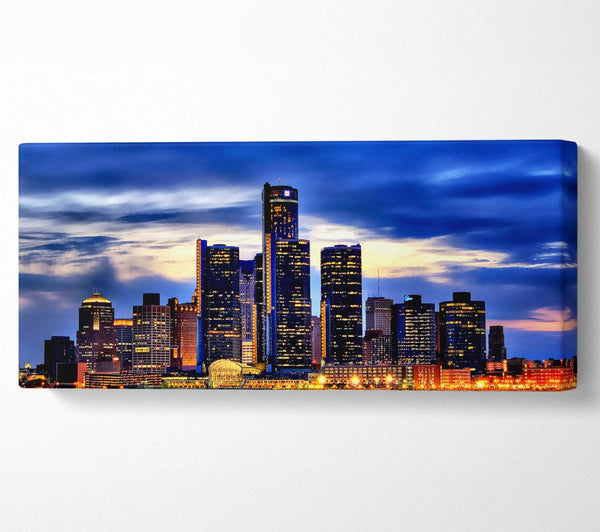 The City Of Lights Blue Golden