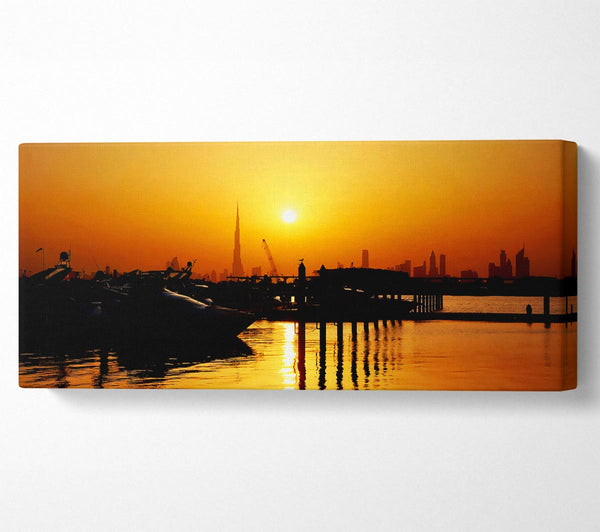 The Harbour At Sunrise