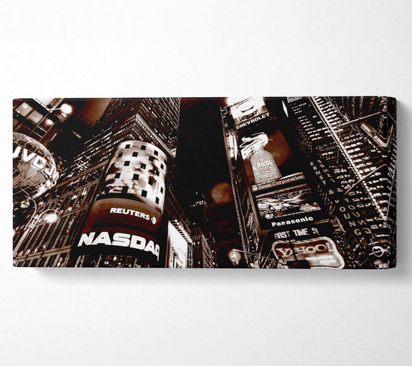 Times Square New York City Brown