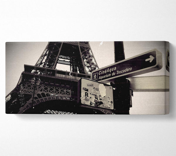 Tour Eiffel Tower Vintage B n W