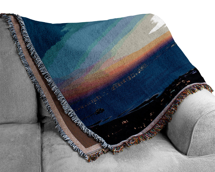 Tower Of The Arabs Woven Blanket