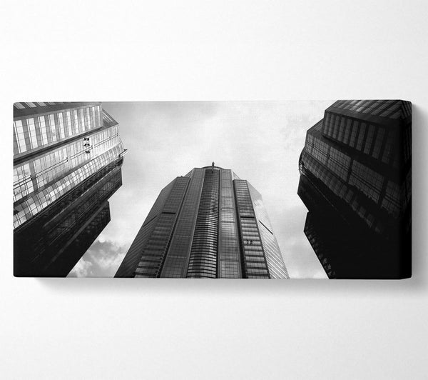 Window Cleaning Skyscrapers B n W