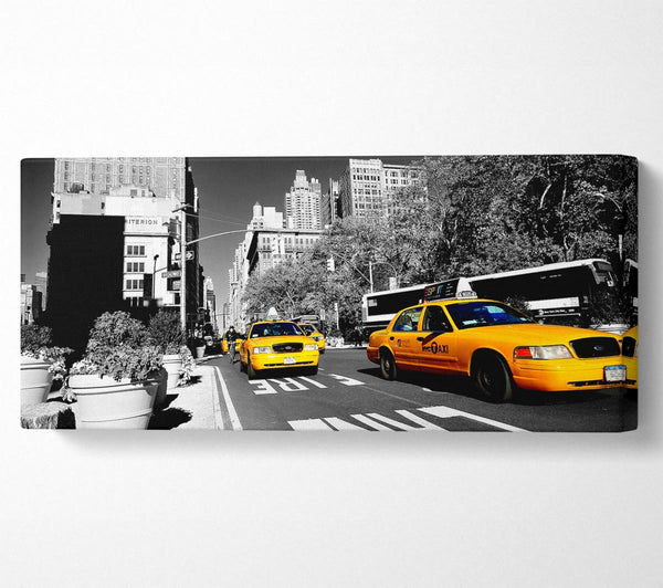 Yellow Taxi In New York City