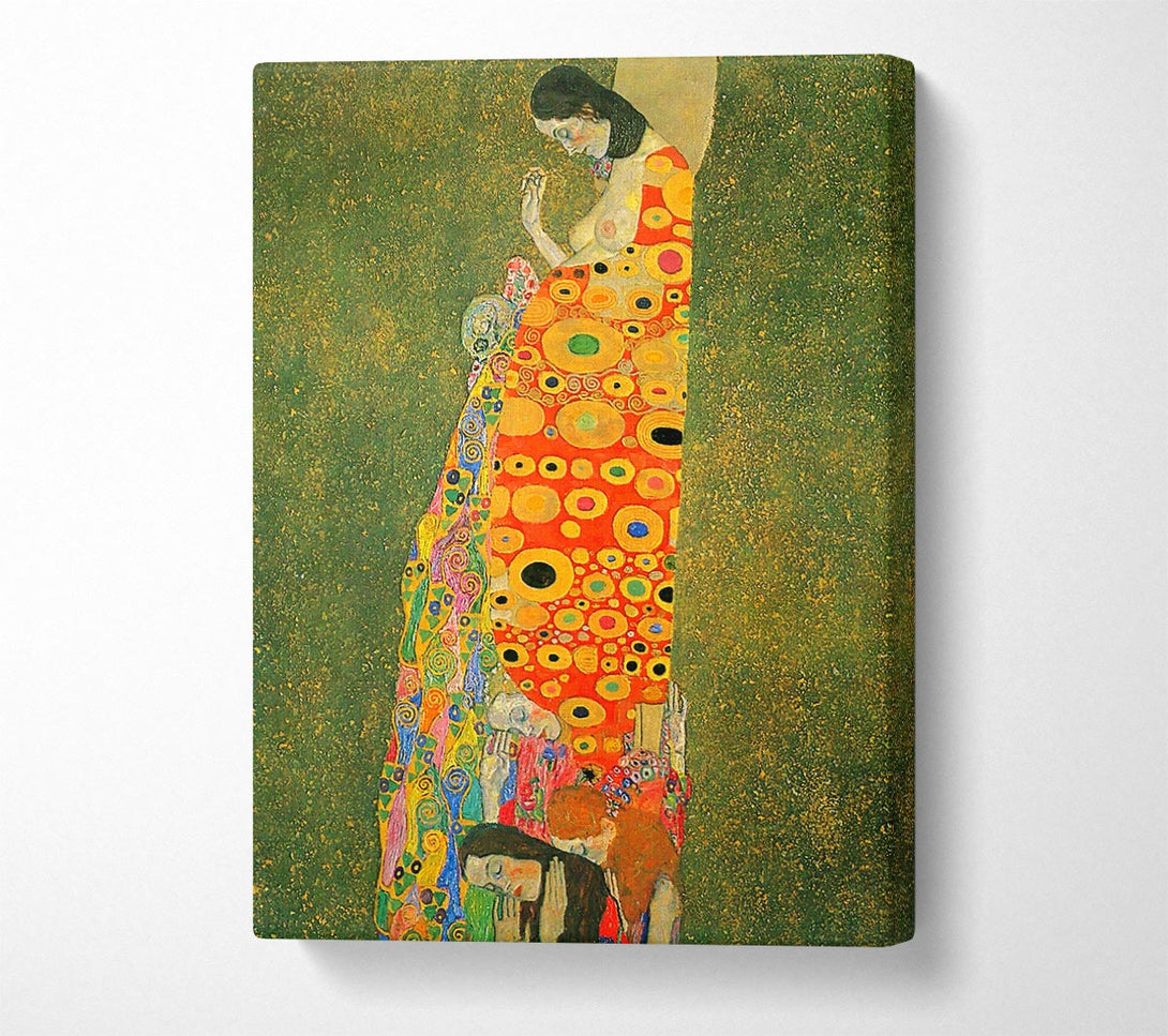  A Canvas Print of Klimt Abandoned Hope Canvas Wall Art