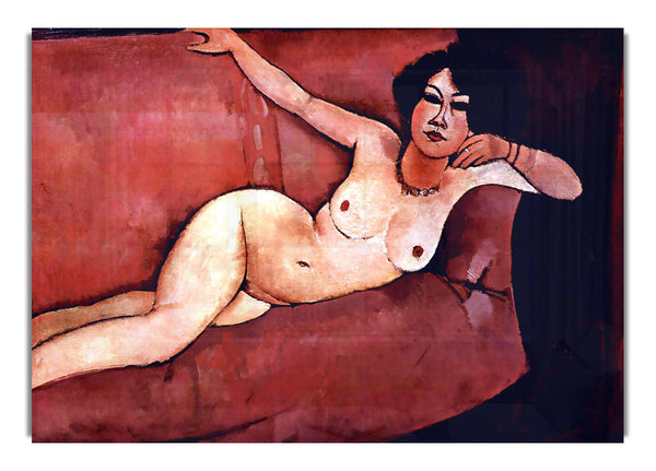 Akt auf einem Sofa (Almaiisa) von Modigliani