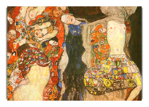 Schmücke die Braut mit Schleier und Kranz von Klimt