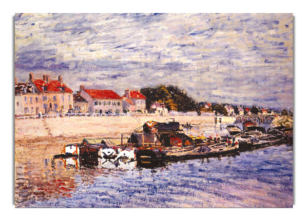Alfred Sisley Barges On The Loing