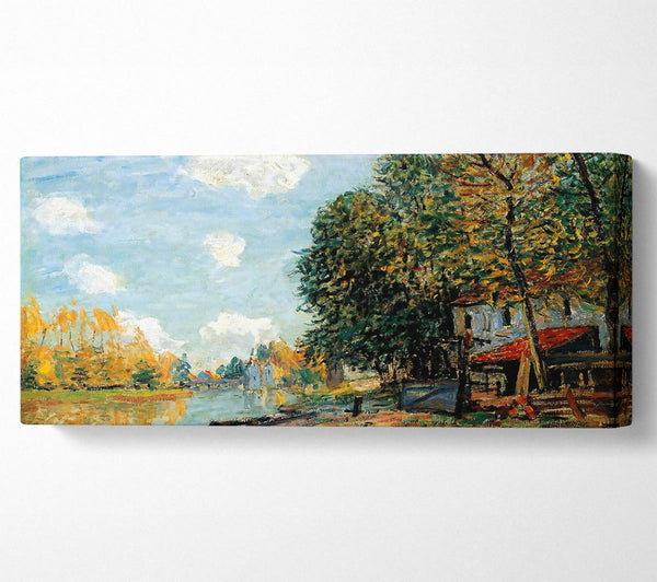 Sisley Moret On The Banks Of The River Loing