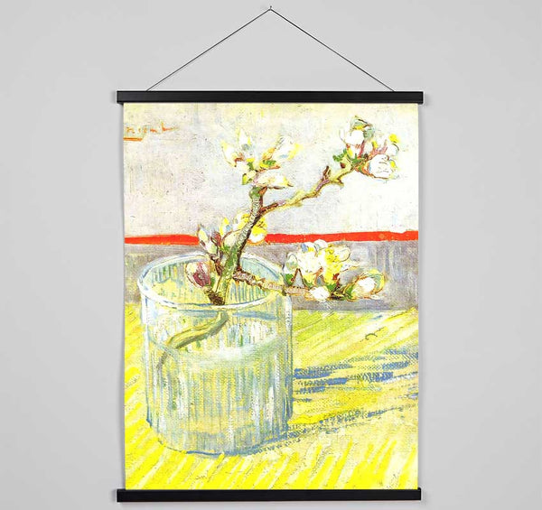 Van Gogh Almond Blossom Branch Hanging Poster - Wallart-Direct UK