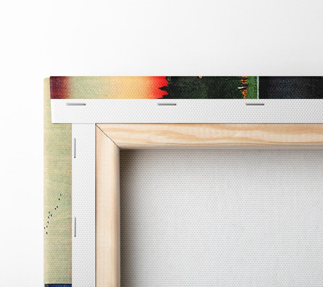  A Canvas Print of Hiroshige Azuma Shrine And The Entwined Camphor Canvas Wall Art