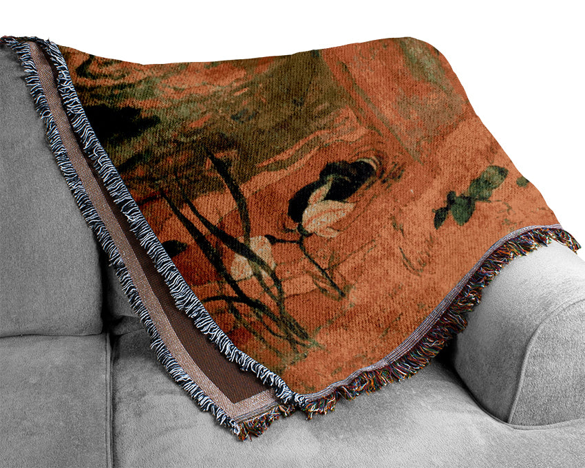 Gauguin Badende Woven Blanket