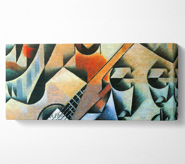Juan Gris Banjo (Guitar) And Glasses