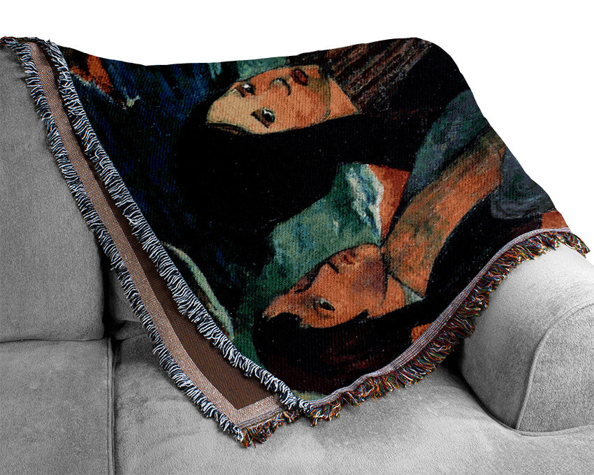 Gauguin Breton Near Sea Woven Blanket