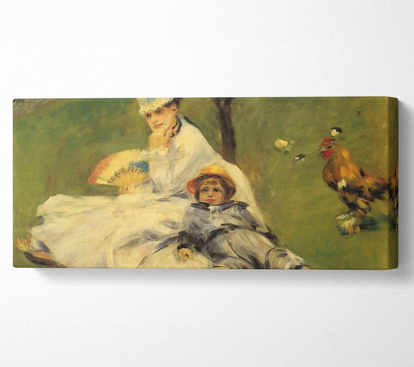 Renoir Camille Monet And Her Son Jean In The Garden Of Argenteuil